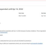 Làm thế nào để nhận biết tài khoản AdSense bị vô hiệu hoá?