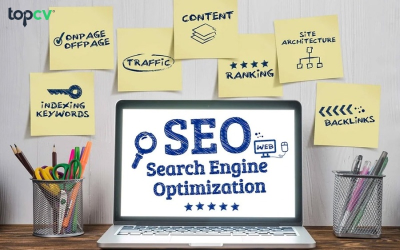 SEO là một trong những nhóm công việc nhỏ trong Digital Marketing